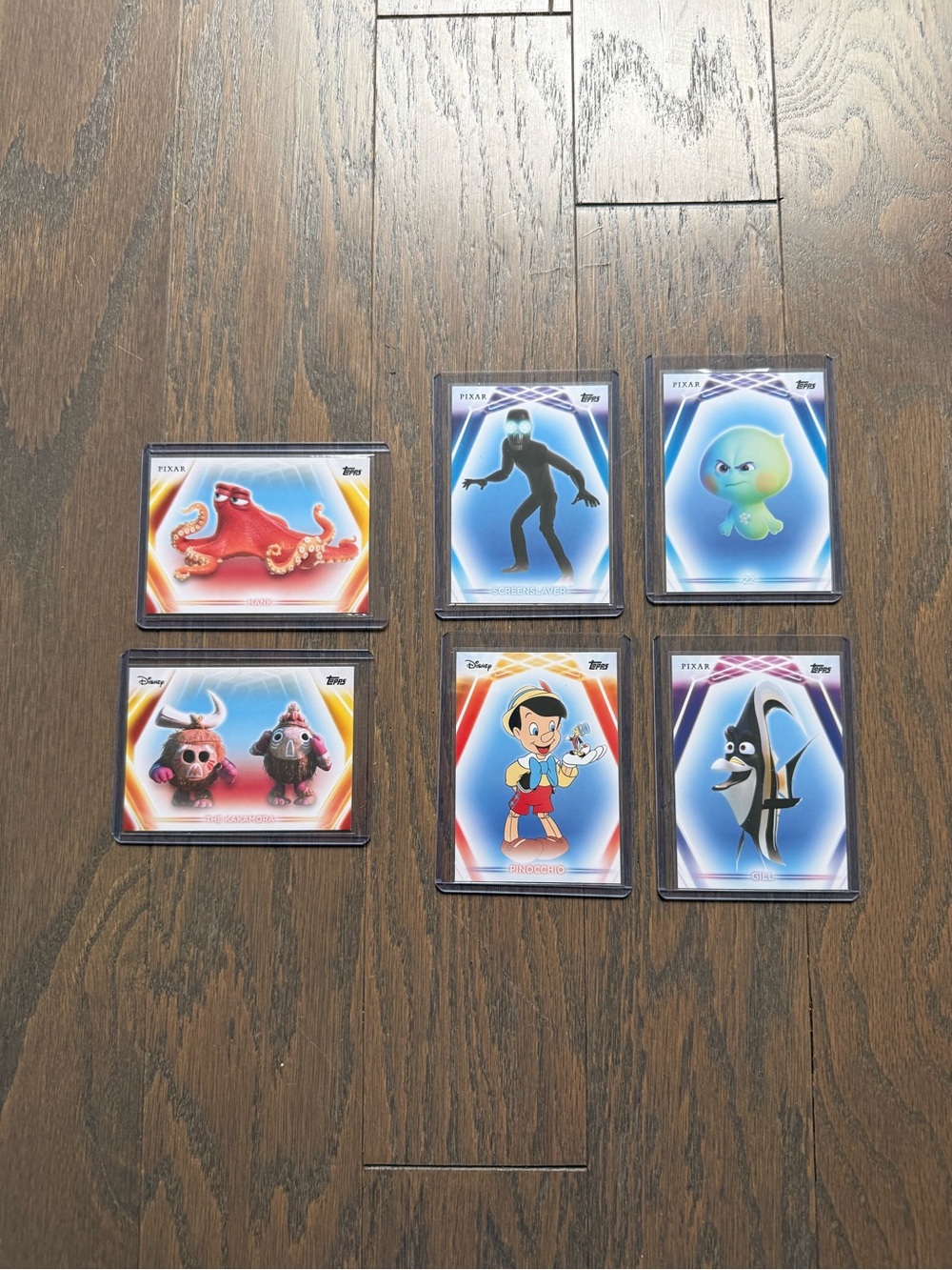 2026 Disney tops cards lot Hank Gill Screenslaver 22 Pinocchio kakamora